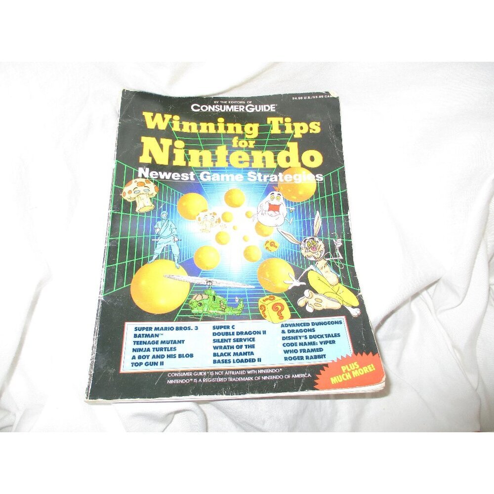 Nintendo, Vintage Consumer guide winning tips newest game strategies, Paperback